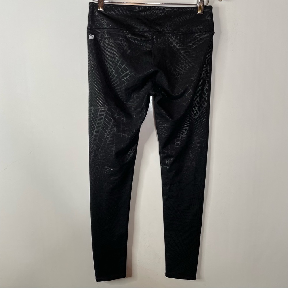 Fabletics Full Length‎ Black Geometric Design Leg… - image 2